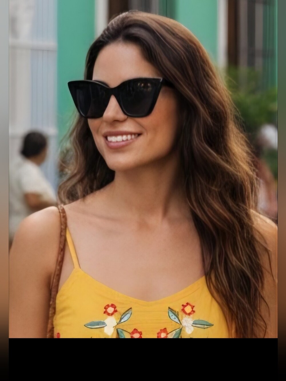 Kurt Geiger Black Cat-Eye Sunglasses